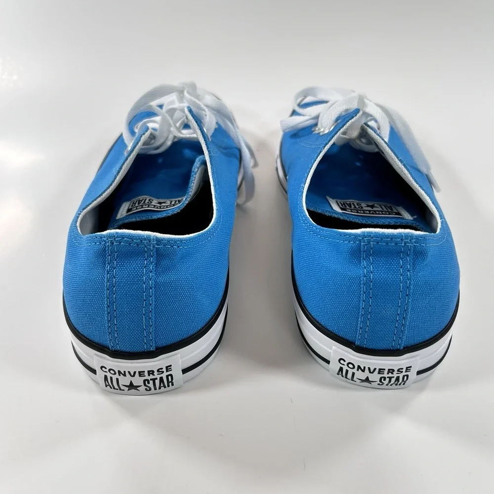 NIB Converse All Star Low Top Sneakers Size 12.5 Women's 10.5 Mens Vivid Blue - Picture 5 of 8